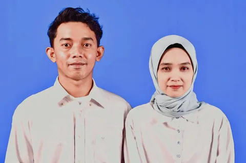 Foto sampul undangan Merri & Baim