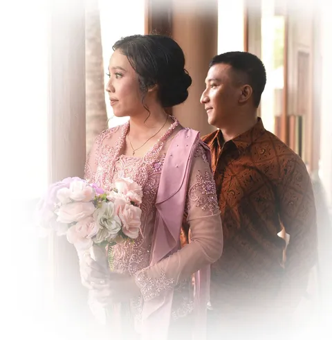 Foto sampul undangan Gloria & Christian