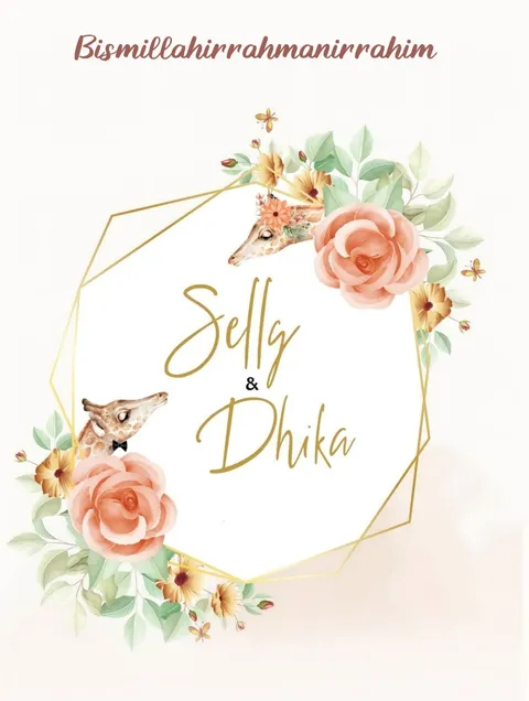 Foto sampul undangan Selly & Dhika