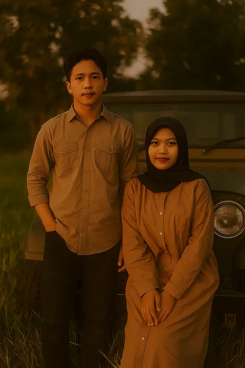 Foto sampul undangan Mukhtar & Dhea