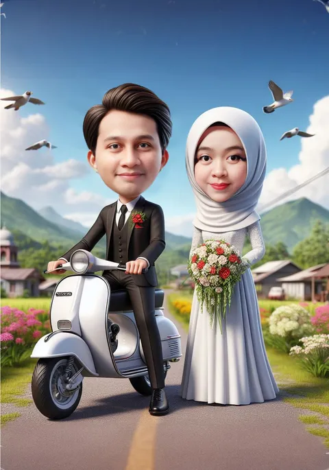 Foto sampul undangan Agus & Annisa