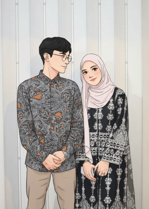 Foto sampul undangan Heru & Ery
