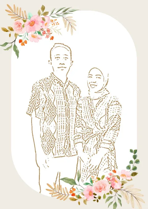 Foto sampul undangan Tio & Ecy