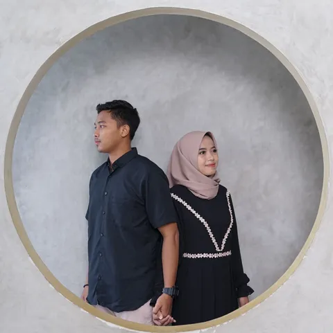 Foto sampul undangan Nia & Lukman