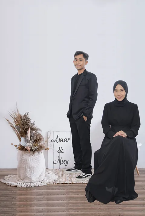Foto sampul undangan Amar & Nuy