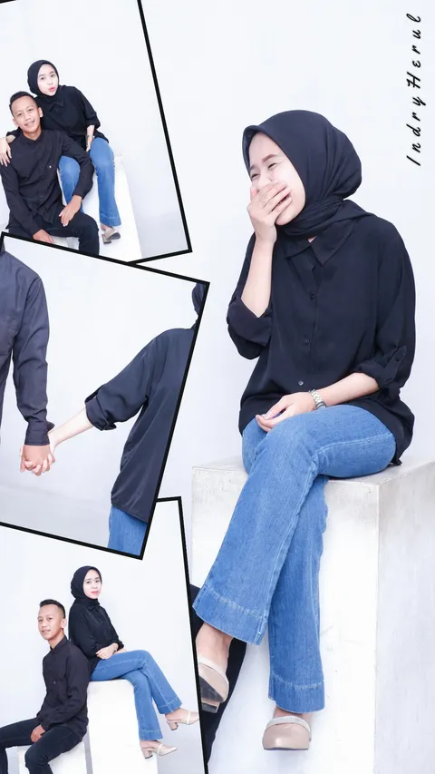 Foto sampul undangan Indri Lestari & Herul Ishak