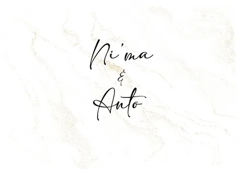 Foto sampul undangan Anto & Ni'ma