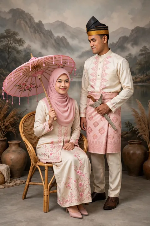 Foto sampul undangan Qila & Yudi