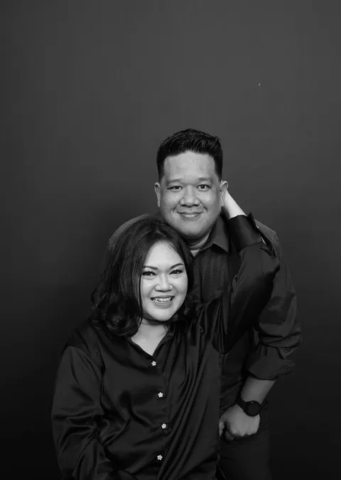 Foto sampul undangan Meilani & Andry
