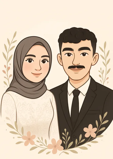 Foto sampul undangan Ikman & Fitri