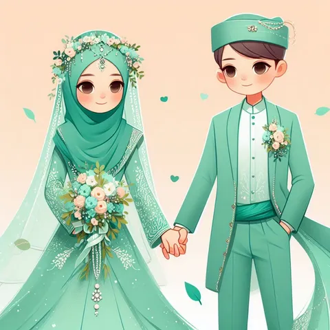 Foto sampul undangan Amran & Eneng Yina