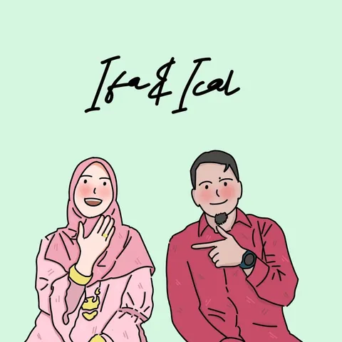 Foto sampul undangan Ical & Ifa