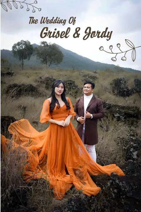 Foto sampul undangan Jordy & Grisel