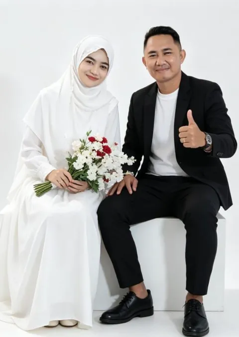 Foto sampul undangan Muhtar & Yuli