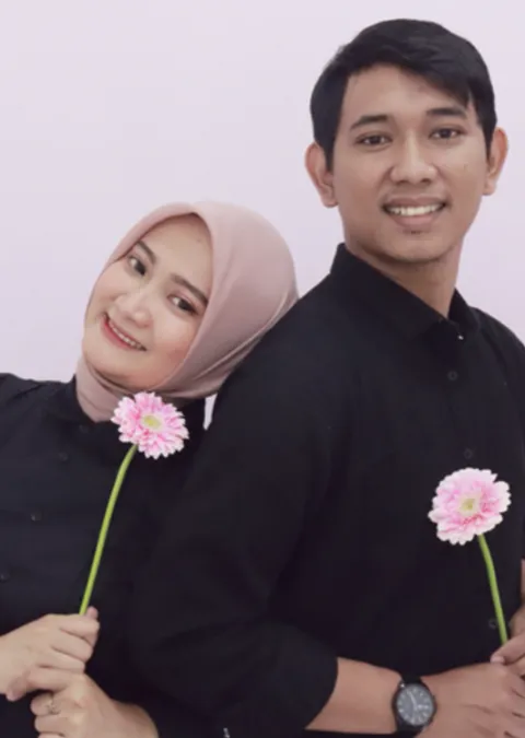 Foto sampul undangan Rizki & Dita