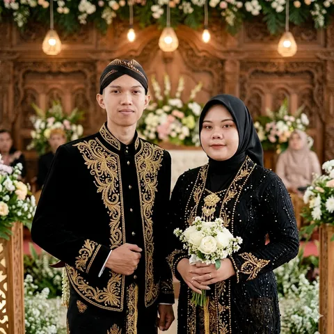 Foto sampul undangan Nur Arini & Khalik Haqiqi