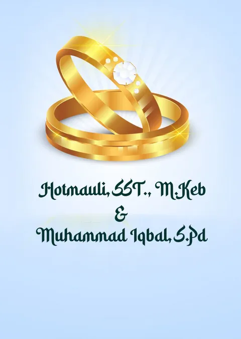 Foto sampul undangan Iqbal & Ully &