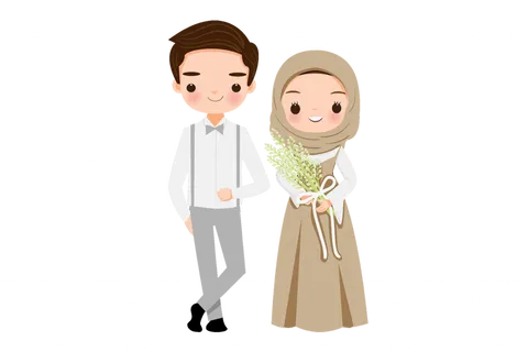Foto sampul undangan Zati & Lutfi