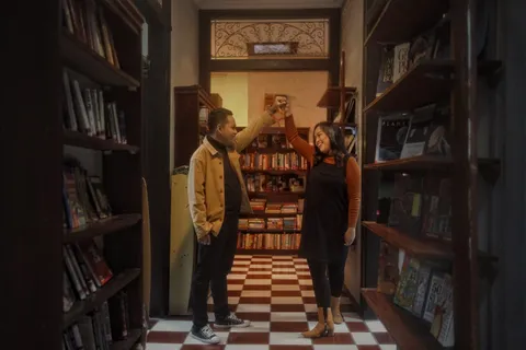 Foto sampul undangan Naya & Evan