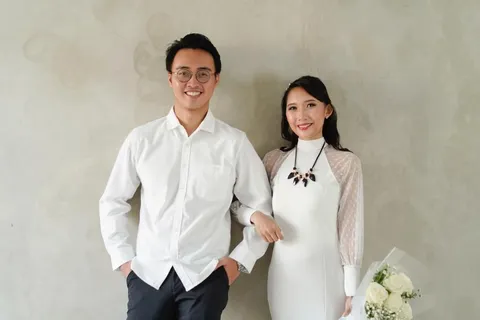Foto sampul undangan Clara & Salman