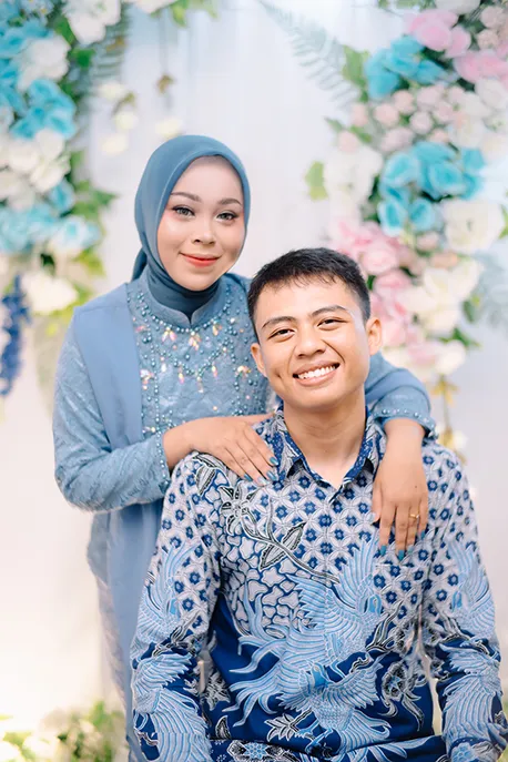 Foto sampul undangan Chika & Ivan