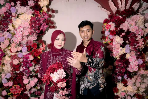 Foto sampul undangan Dani & Siska