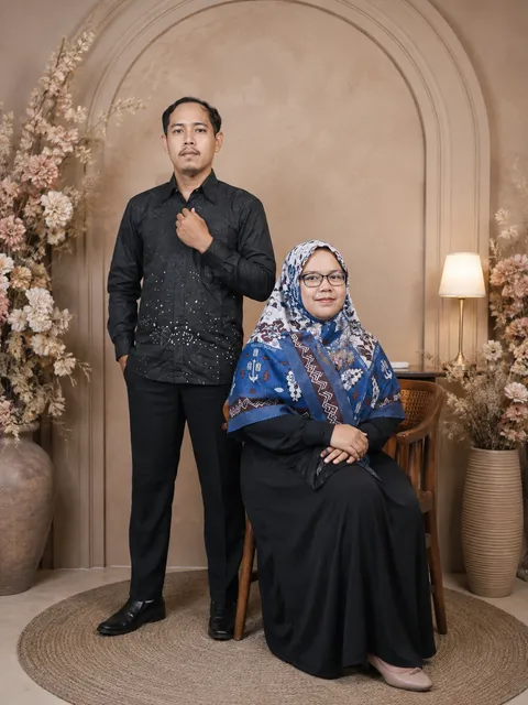 Foto sampul undangan Asep & Rahmi