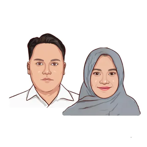 Foto sampul undangan Alif & Annisa