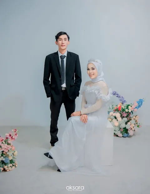 Foto sampul undangan Asep & Tina