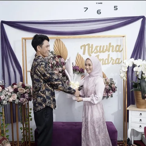Foto sampul undangan Indra & Niswha