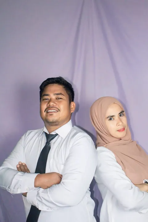 Foto sampul undangan Imin & Rhya