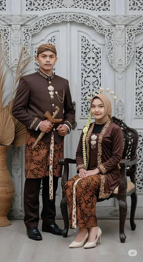 Foto sampul undangan Angga & Ervina