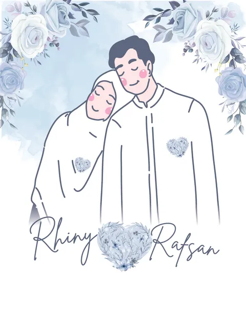 Foto sampul undangan Rafsan & Rhiny