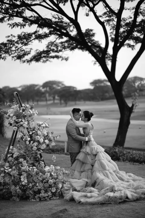 Foto sampul undangan Cecilia & William