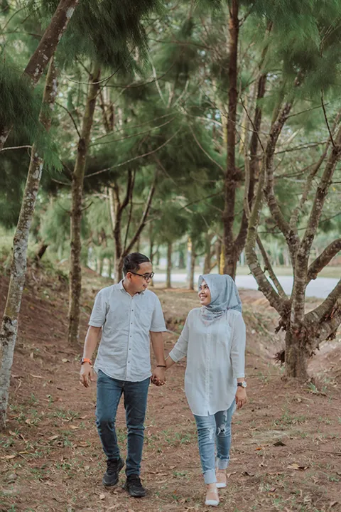 Foto sampul undangan Alfin & Vita