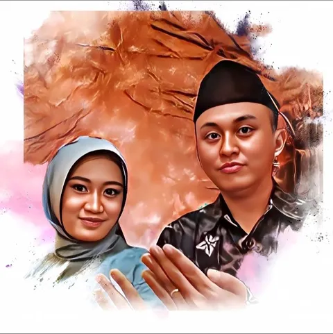 Foto sampul undangan Arum & Hamzah