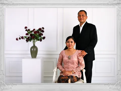 Foto sampul undangan Bayu & Nia