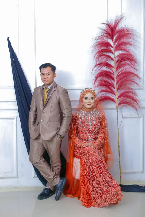 Foto sampul undangan Asmawiyah & Rizal Maulana