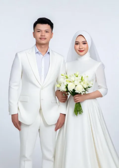 Foto sampul undangan Yanti & Aris