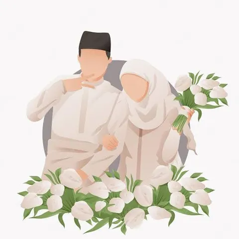 Foto sampul undangan Nur Hajjah Yusuf Smeer (Najwa) & Harun Thoriq Sobban (Harun)