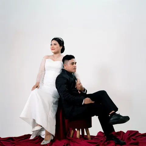 Foto sampul undangan Ria & David