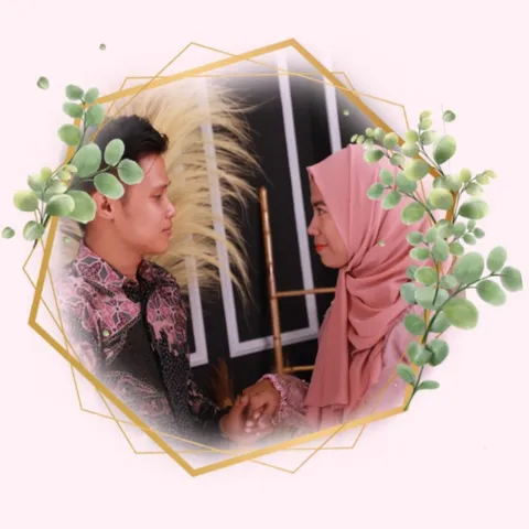 Foto sampul undangan Hudri & Nina