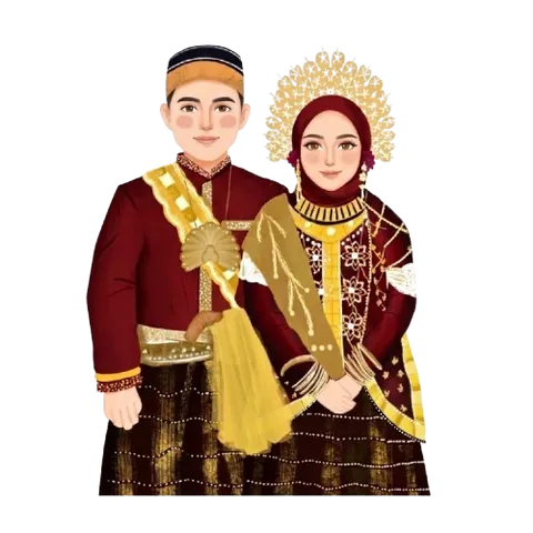 Foto sampul undangan Nurima, A.Md.Kep & Pratu Asri Ardin