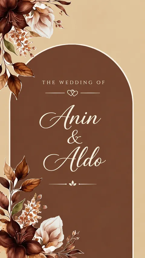 Foto sampul undangan Aldo & Carenina
