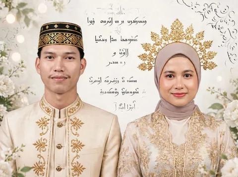 Foto sampul undangan Regina & Irwandi