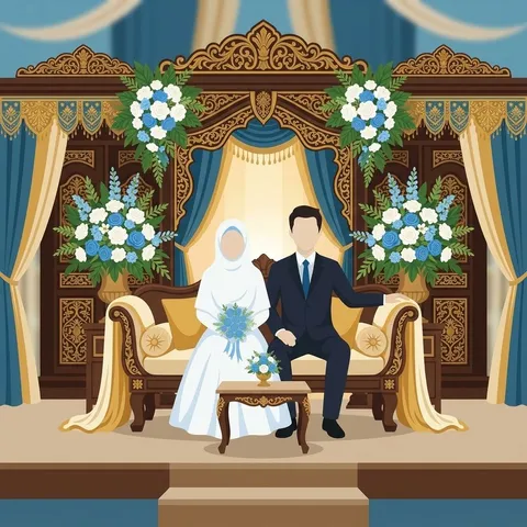 Foto sampul undangan Fitri & Abror