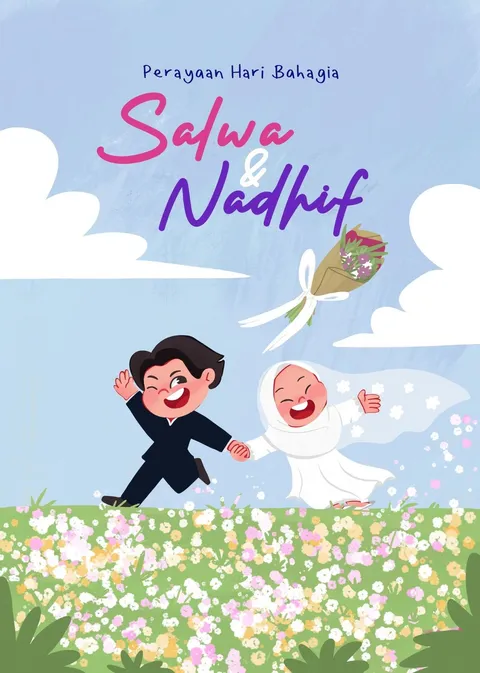 Foto sampul undangan Nadhif & Salwa