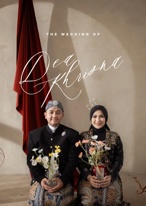 Foto sampul undangan Khrisna & Dea