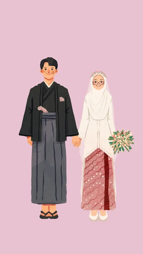 Foto sampul undangan Putra & Mebuki