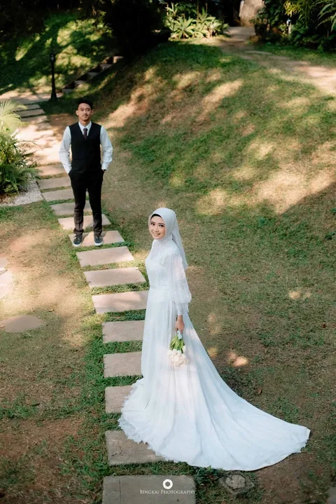 Foto sampul undangan Indra & Nadya